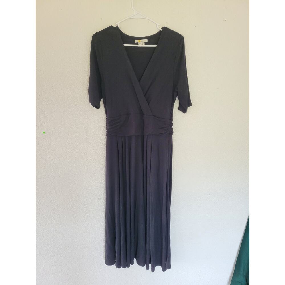Boden Women's Black Mid Length Short Sleeve Dress - Size 10 #P3